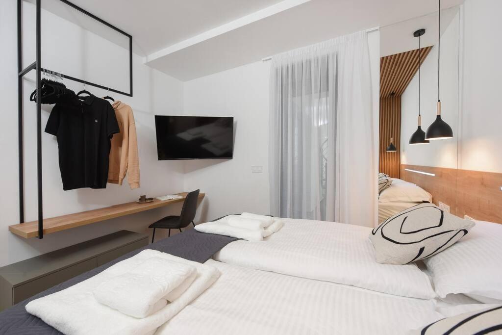 Fux Penthouse Whirlpool Meerblick Zadar Exterior foto